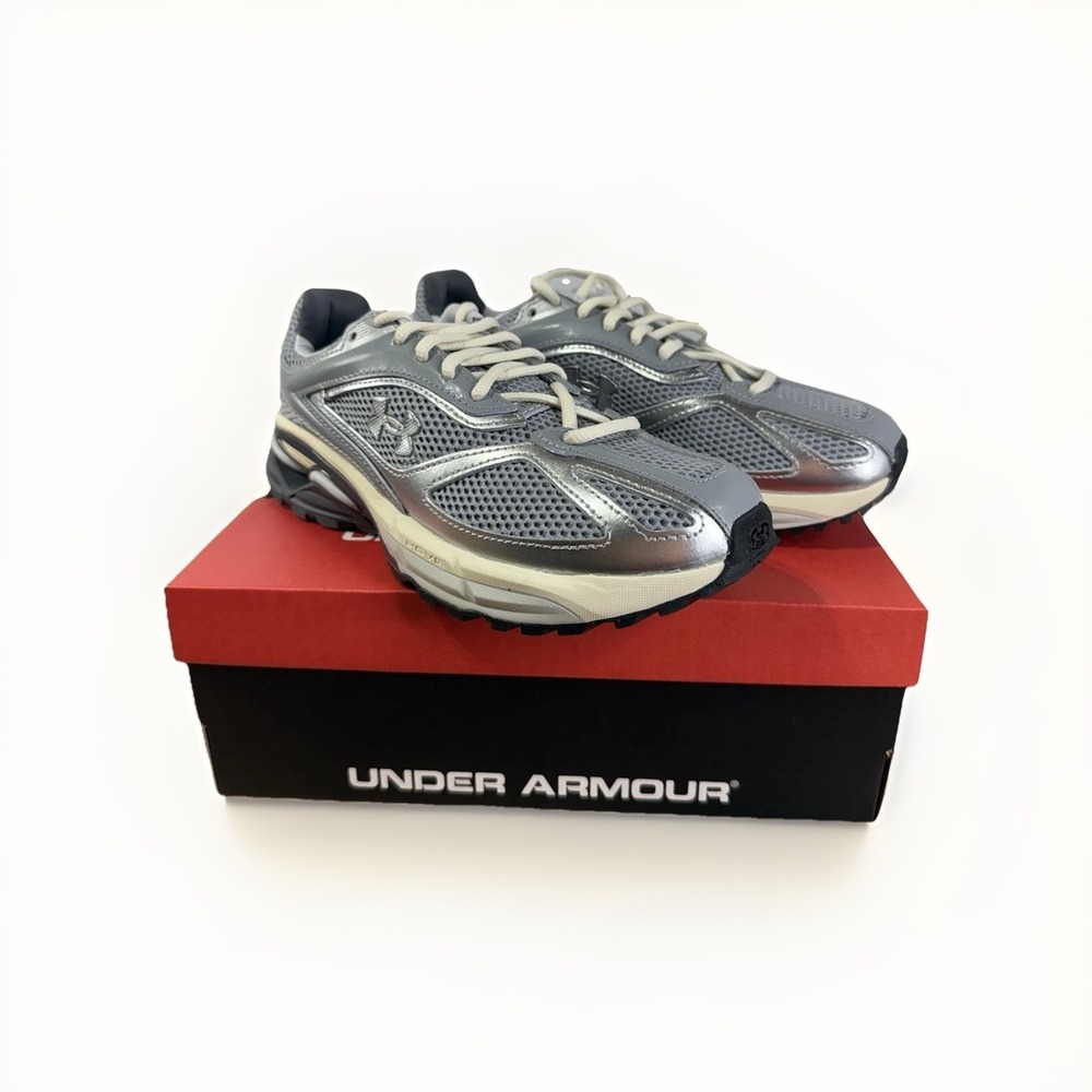 Under Armour Apparition Unisex Running Shoes Steel / Ivory / Dune‎ Size 8